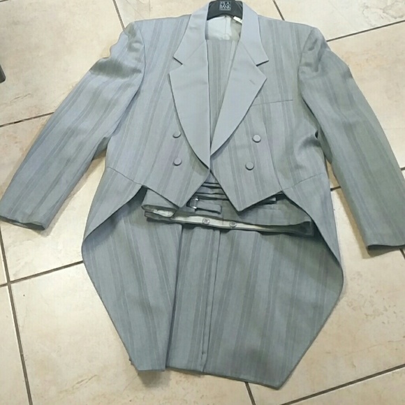 firenze Other - Tailsuit pearl Grey stripe